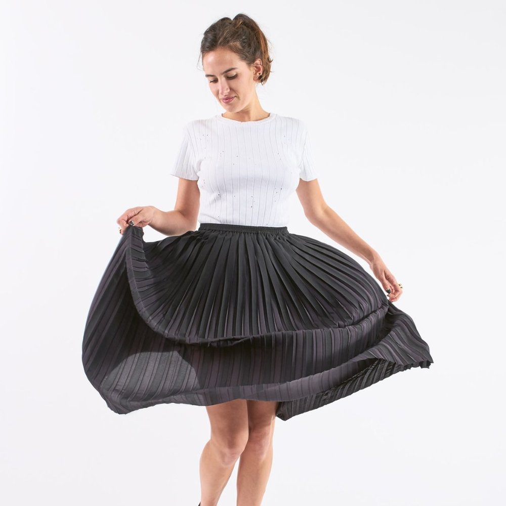 Won Hundred Pleated Midi Skirt